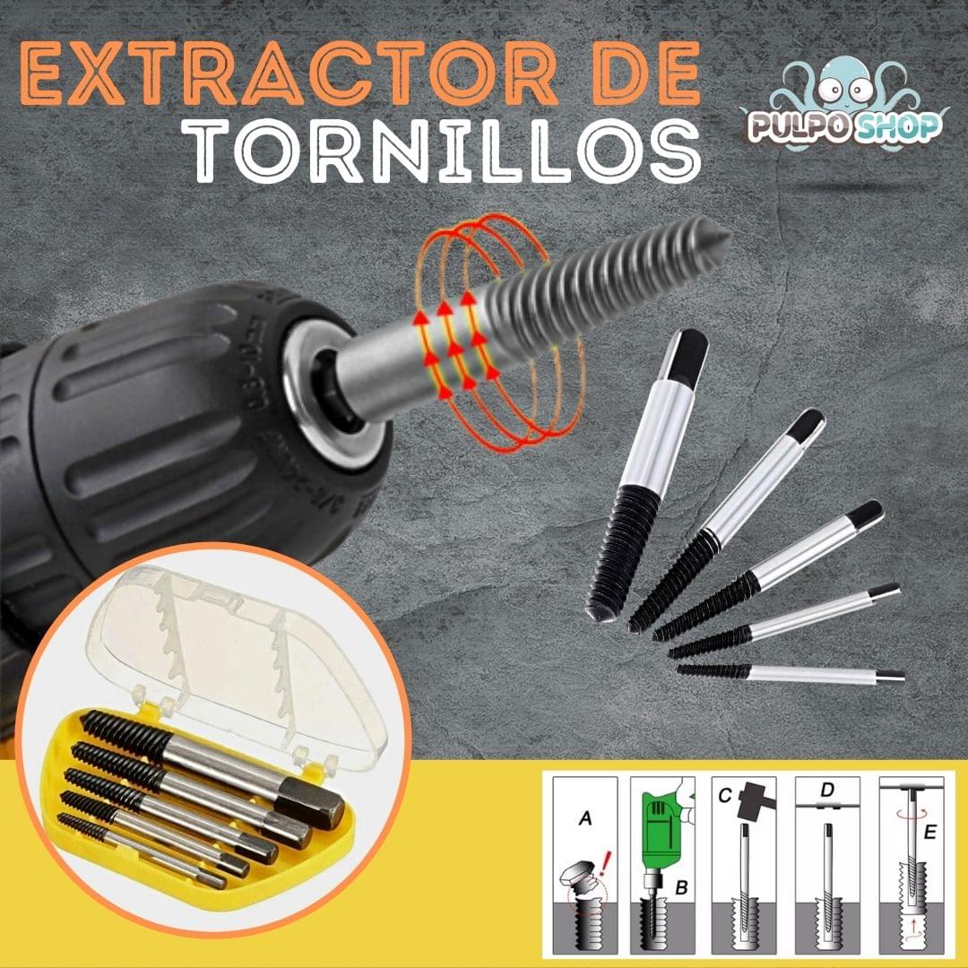Extractor Para Tornillos Dañados 5pcs 1/3(3mm) A 3/4(18mm)